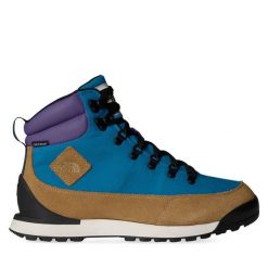Trekkingi The North Face. Niebieskie buty sportowe męskie The North Face, bez wzorów, bez zapięcia, trekkingowe. Za 579.99 zł.