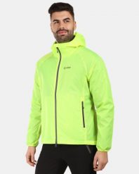 Outdoorowa wodoodporna kurtka Kilpi JALUU-U. Żółte kurtki męskie Kilpi, m, bez wzorów, z materiału, bez kaptura. Za 292.95 zł.