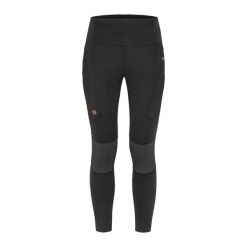 Legginsy trekkingowe damskie Fjällräven Abisko Trekking Tights Pro. Czarne legginsy damskie Fjällräven, bez wzorów. Za 489.99 zł.