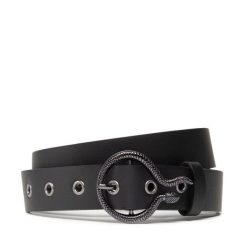 Pasek Damski Jenny Fairy. Czarne paski damskie Jenny Fairy, bez wzorów. Za 39.99 zł.