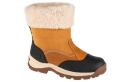 Buty zimowe damskie, White Ledge Pullon WP. Żółte obuwie trekkingowe damskie Timberland, z materiału, przed kolano, bez zapięcia. Za 599.99 zł.