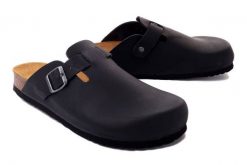 DR. BRINKMANN 600055-05 navy, klapki profilaktyczne męskie. Niebieskie klapki męskie Dr. Brinkmann, bez wzorów, ze skóry, bez zapięcia. Za 199.43 zł.