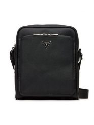 Guess Saszetka HMMISA P4260 Czarny. Czarne saszetki i nerki męskie Guess, z aplikacjami, ze skóry. Za 249.99 zł.