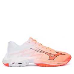 Buty halowe Mizuno. Pomarańczowe buty sportowe męskie Mizuno, bez wzorów, bez zapięcia, mizuno wave. Za 689.99 zł.