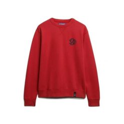 Bluza Superdry The Merchant Store. Czerwone bluzy męskie Superdry, m, bez wzorów, bez ramiączek, bez kaptura. Za 327.70 zł.