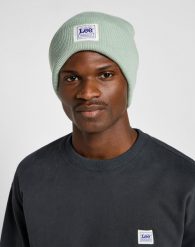LEE MĘSKA CZAPKA WORKWEAR BEANIE POND 112358299 LP75016263. Czapki męskie Lee, bez wzorów. Za 79.99 zł.