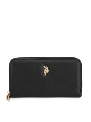 U.S. Polo Assn. Portfel BIUXT8382WVP Czarny. Czarne portfele damskie U.S. Polo Assn. Za 159.99 zł.