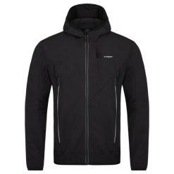 Męska kurtka softshell Loap Ural czarna. Czarne kurtki męskie ZSPORT, na zimę, m, bez wzorów, z softshellu, sportowe, bez kaptura. Za 361.99 zł.