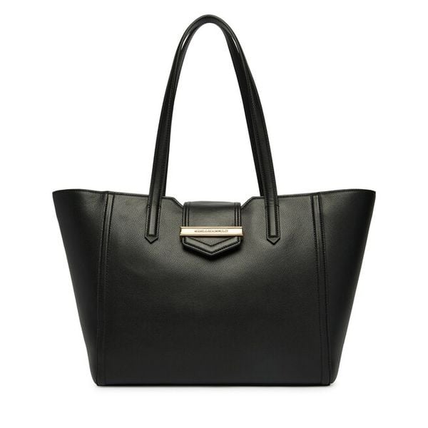 Torebka KARL LAGERFELD. Czarne shopperki damskie KARL LAGERFELD, bez wzorów, bez dodatków. Za 1,169.99 zł.