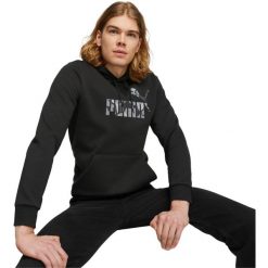 Bluza z kapturem Puma Ess Camo Graphic Hoodie Fl, Mężczyźni. Czarne bluzy męskie Puma, l, bez wzorów, z kapturem. Za 290.00 zł.