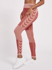 Damskie legginsy mid-rise Hummel Clea. Fioletowe legginsy damskie Hummel, bez wzorów, z dzianiny. Za 166.60 zł.
