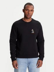 KARL LAGERFELD Bluza 705099 553930 Czarny Regular Fit. Czarne bluzy męskie KARL LAGERFELD, m, bez wzorów, z bawełny, bez ramiączek, bez kaptura. Za 699.99 zł.