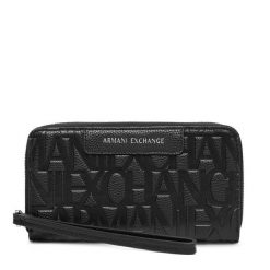 Portfel Armani Exchange. Czarne portfele damskie Armani Exchange. Za 379.99 zł.