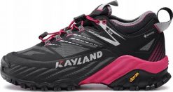 Buty trekkingowe damskie Kayland KAYLAND Buty DUKE WS GTX black fuchsia 39. Czarne obuwie trekkingowe damskie Kayland, bez zapięcia. Za 714.85 zł.