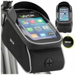 Torba rowerowa na ramę VAYOX VA0450 etui na telefon 1,2L. Czarne torby na ramię męskie Vayox, z gumy, na ramię. Za 45.00 zł.