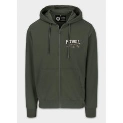 Bluza męska Pitbull rozpinana z kapturem TROUBLEMAKER. Czarne bluzy męskie PITBULL, m, bez wzorów, z kapturem. Za 249.99 zł.