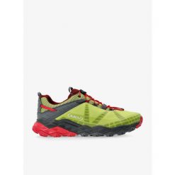 Buty turystyczne męskie AKU Flyrock GTX. Zielone buty zimowe męskie Aku, bez wzorów, bez obcasa, bez zapięcia. Za 613.99 zł.