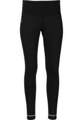 Damskie legginsy termiczne wiatroszczelne Elite Lab Run X2. Czarne legginsy damskie ELITE LAB, l, bez wzorów, z materiału, z podwyższonym stanem, do biegania. Za 248.50 zł.
