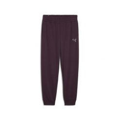 Damskie spodnie dresowe Better Essentials PUMA Midnight Plum Purple. Fioletowe spodnie dresowe damskie Puma, bez wzorów, z dresówki, sportowe, na fitness i siłownię. Za 146.99 zł.
