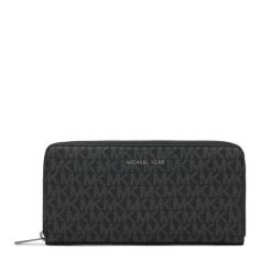 Portfel MICHAEL Michael Kors. Czarne portfele męskie MICHAEL Michael Kors, bez wzorów. Za 659.99 zł.