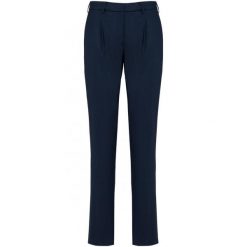 Spodnie damskie Kariban Premium City. Niebieskie spodnie dresowe damskie KARIBAN, bez wzorów, eleganckie, długie. W wyprzedaży za 283.00 zł.