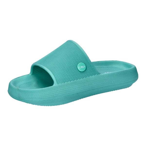 Klapki damskie CMP RUBY. Czarne klapki damskie CMP, bez wzorów, sportowe, bez obcasa, bez zapięcia. Za 78.34 zł.