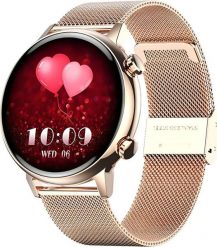 Smartwatch Enter SAT.110.1410 Różowe złoto. Czerwone zegarki smartwatch Enter, bez wzorów. Za 299.00 zł.