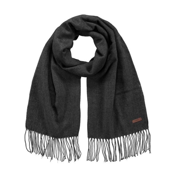 Szalik Barts Soho. Czarne szaliki męskie Barts, bez wzorów, z materiału. Za 150.00 zł.