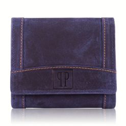 Portfel skórzany PAOLO PERUZZI T-70-PU fioletowy. Fioletowe portfele damskie Paolo Peruzzi, ze skóry. Za 49.99 zł.