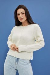 Klasyczny kardigan zapinany na guziki. Kardigany damskie MOODO, xl, bez wzorów, z elastanu, klasyczne, bez kołnierzyka. W wyprzedaży za 38.99 zł.