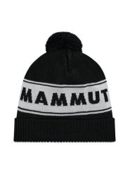 Mammut Czapka Peaks Beanie 1191-01100-0047-1 Czarny. Czarne czapki męskie Mammut, bez wzorów, z materiału. Za 229.99 zł.