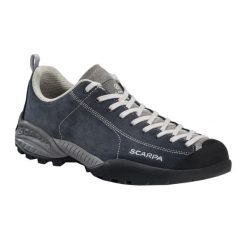 Buty trekkingowe męskie Scarpa 130 Mojito Iron Gray. Szare obuwie trekkingowe damskie Scarpa, z gumy, bez zapięcia. Za 893.00 zł.