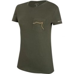 T-shirt damski Wild Country Session. Zielone t-shirty damskie WILD COUNTRY, s, bez wzorów, z bawełny, bez kołnierzyka, bez ramiączek. Za 283.50 zł.