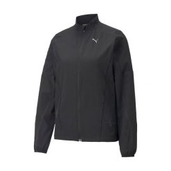 Kurtka do biegania damska PUMA Run Ultraweave S Woven. Czarne kurtki sportowe damskie Puma, s, bez wzorów, bez ramiączek, bez kaptura, do biegania. Za 179.99 zł.