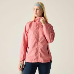 Damska wodoodporna kurtka z kapturem Hamara IV. Białe kurtki sportowe damskie Regatta, m, bez wzorów, z materiału, bez ramiączek, z kapturem, trekkingowe. Za 263.00 zł.