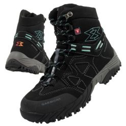 Buty trekkingowe Garmont Momentum Wp 001535 czarne. Czarne obuwie trekkingowe damskie z materiału, bez zapięcia. Za 674.92 zł.