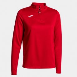 Bluza do biegania damska Joma Running night. Czerwone bluzy damskie Joma, m, bez wzorów, bez ramiączek, bez kaptura. Za 99.99 zł.