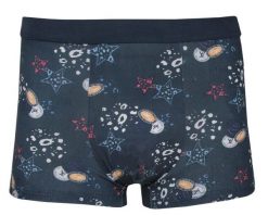 Bokserki Obcisłe, Granatowe w Gwiazdki, Bawełniane, Majtki z Elastanem -ALTIES. Niebieskie bokserki męskie Alties, bez wzorów, z bawełny. Za 35.00 zł.
