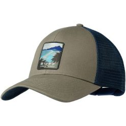 Czapka z daszkiem Trucker Tundra Khaki. Brązowe czapki damskie Buff, bez wzorów, klasyczne. Za 109.99 zł.