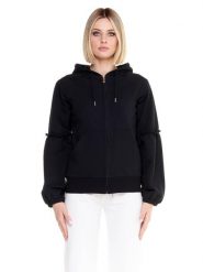 Bluza miękka z bawełna z kaptur na co dzień. Fioletowe bluzy damskie LEONE 1947 APPAREL, m, bez wzorów, z bawełny, bez ramiączek, bez kaptura. Za 105.21 zł.