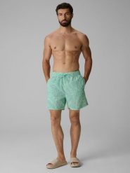 4F Spodenki plażowe boardshorty męskie - zielone XXL. Zielone szorty męskie 4F, bez wzorów, wakacyjne. Za 149.99 zł.