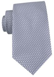 Męski Krawat - Chattier - Kolor Srebrny z Drobnym Wzorem. Szare krawaty i muchy Chattier, bez wzorów, z tkaniny, eleganckie. Za 55.00 zł.