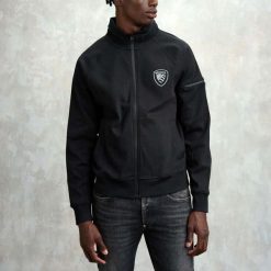 Kurtka BLAUER NELSON Czarny. Czarne kurtki męskie Blauer, xl, bez wzorów, z tkaniny, bez kaptura. Za 509.99 zł.