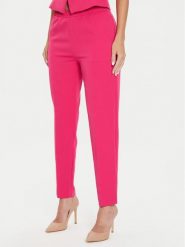Guess Spodnie materiałowe W4YB52 WFWX2 Różowy Regular Fit. Czerwone spodnie materiałowe damskie Guess, z aplikacjami, z materiału. Za 189.99 zł.