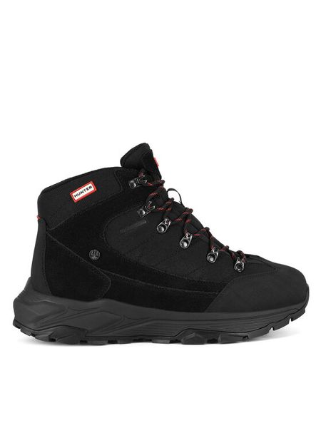 Hunter Trekkingi H1-060 Czarny. Czarne buty zimowe męskie Hunter, ze skóry, bez zapięcia. Za 279.99 zł.