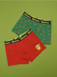 Bokserki Classic 2 pack Shrek - wielobarwny. Bokserki męskie Sinsay, bez wzorów. Za 29.99 zł.