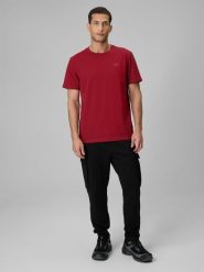 4F Spodnie dresowe cargo męskie - czarne XL. Czarne spodnie sportowe męskie 4F, m, bez wzorów, z dresówki. Za 169.99 zł.