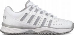 K-Swiss Tennis shoes K-SWISS HYPERMATCH HB for woman's, white/grey outdoor, size UK 4. Białe obuwie sportowe damskie K-SWISS, bez wzorów, bez zapięcia, outdoorowe. Za 321.76 zł.