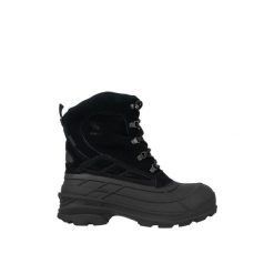 Buty zimowe męskie Kamik Fargo 2. Czarne buty zimowe męskie Kamik, na zimę, bez wzorów, bez obcasa, bez zapięcia. Za 479.99 zł.