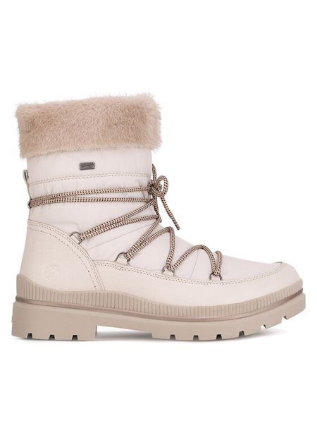 Remonte Botki D0C81-80 Beżowy. Brązowe botki damskie Remonte, bez wzorów, ze skóry, bez obcasa, na płaskiej podeszwie, bez zapięcia. Za 391.99 zł.